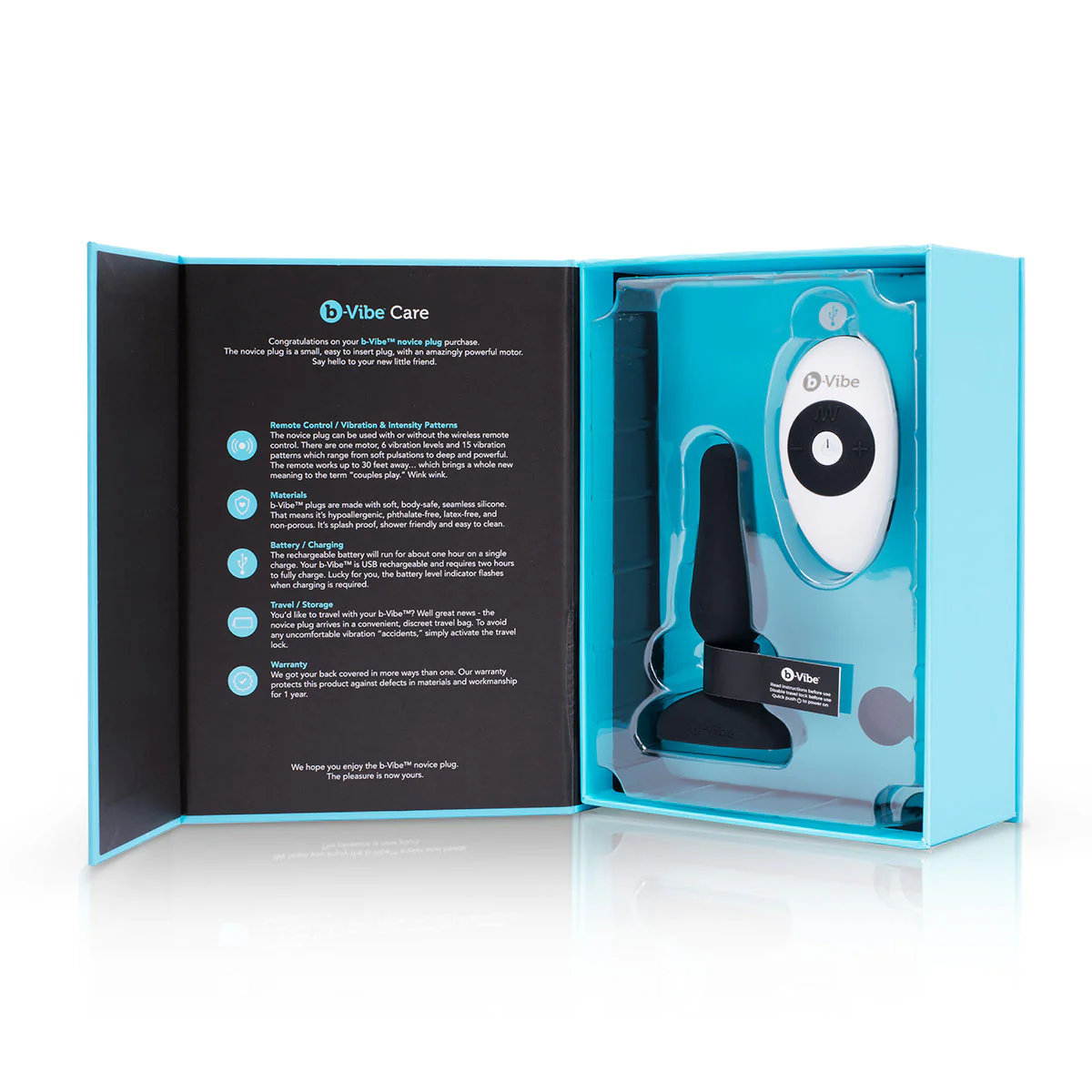 B-Vibe Novice Plug - Assorted Colors - Image 12