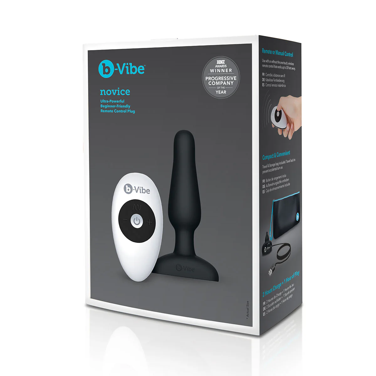 B-Vibe Novice Plug - Assorted Colors - Image 9