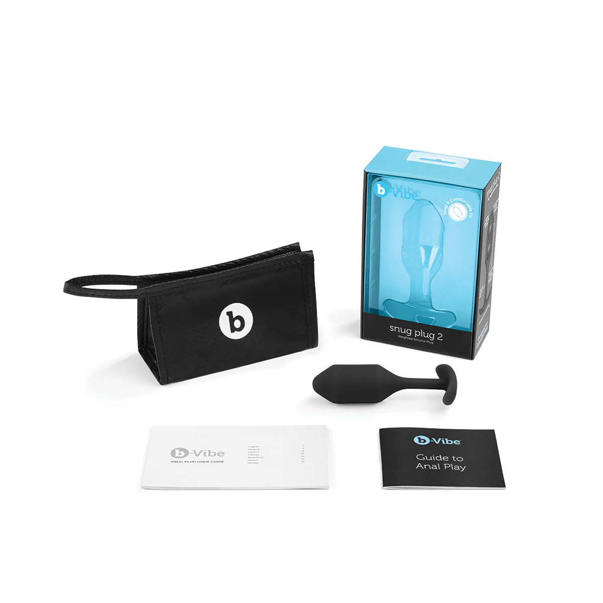 B-Vibe Snug Plug 2 Medium - Assorted Colors - Image 8