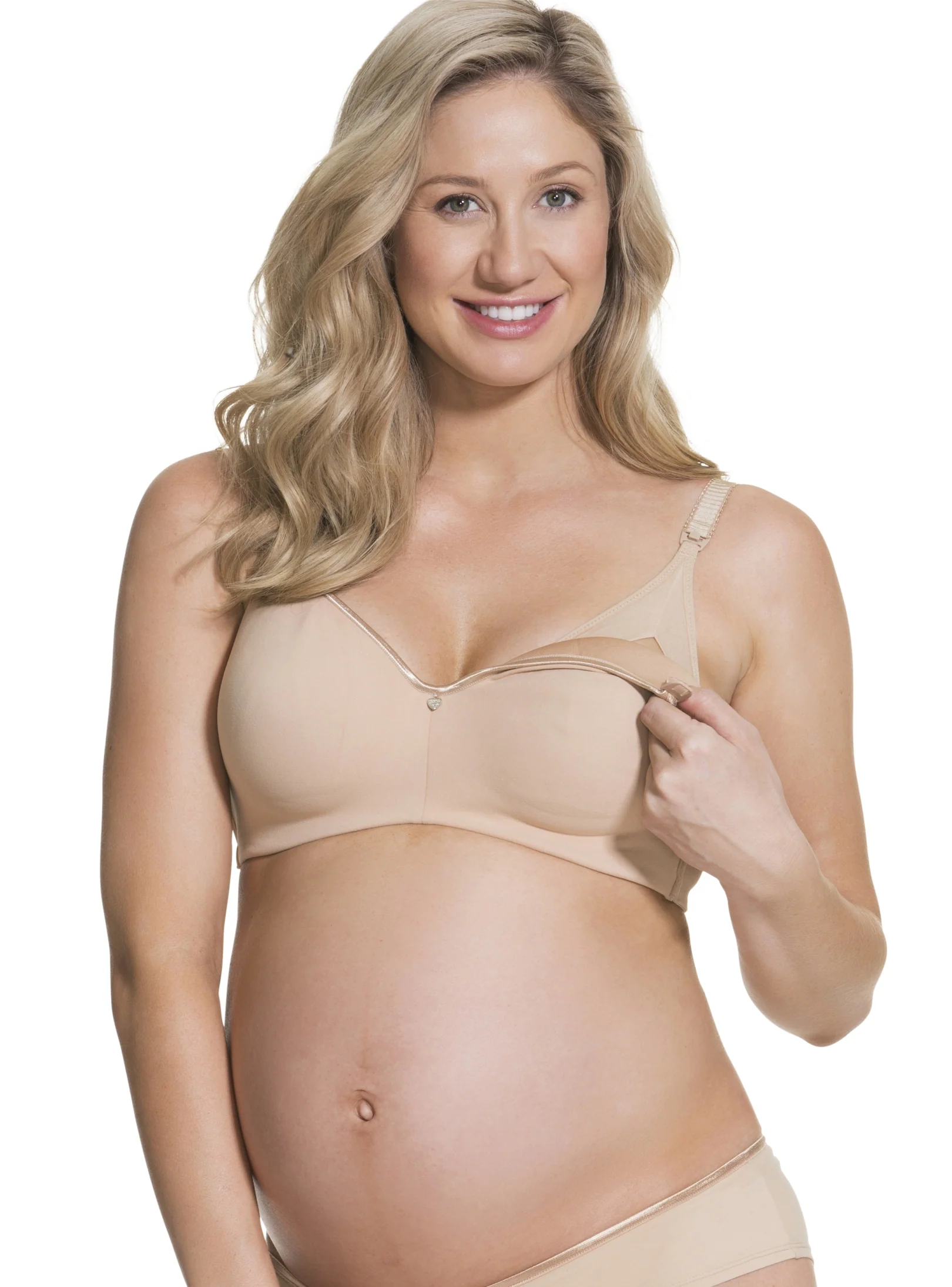 Cake Lingerie Croissant Seamless Spacer Foam Nursing Bra - Image 4