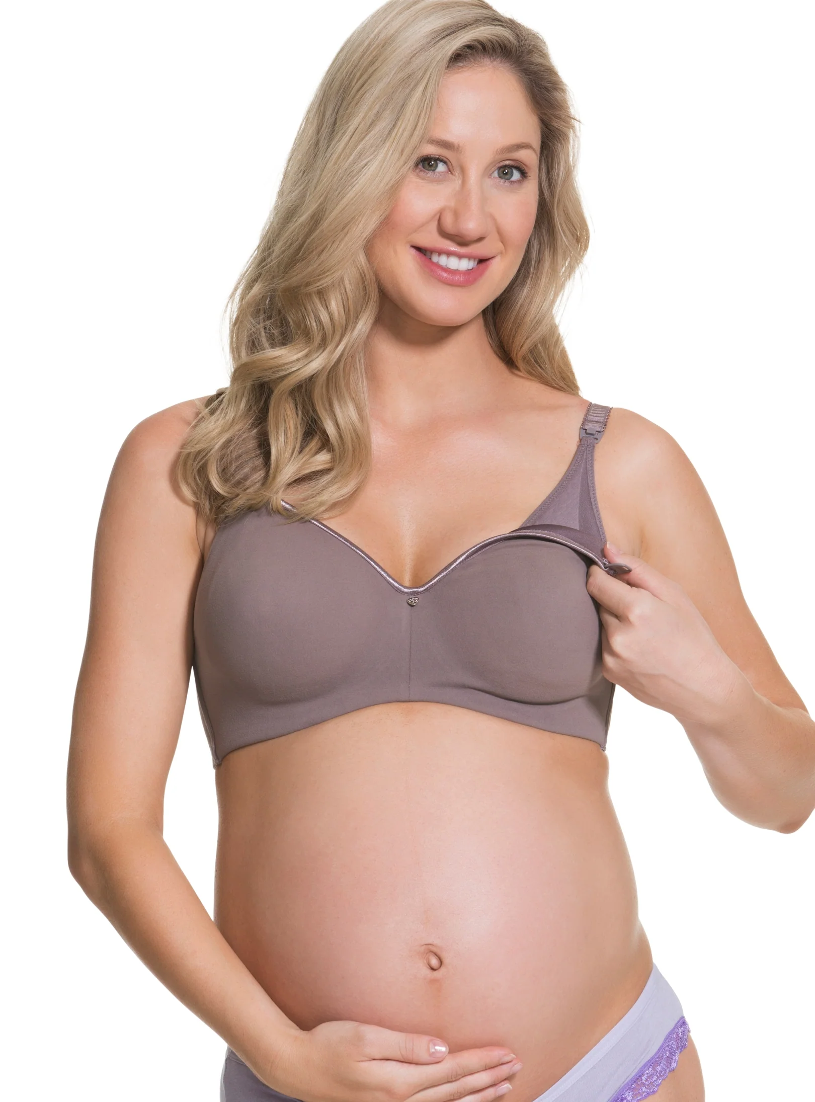 Cake Lingerie Croissant Seamless Spacer Foam Nursing Bra - Image 6