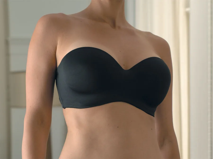 Full-Coverage Invisible Strapless Bra - Image 4