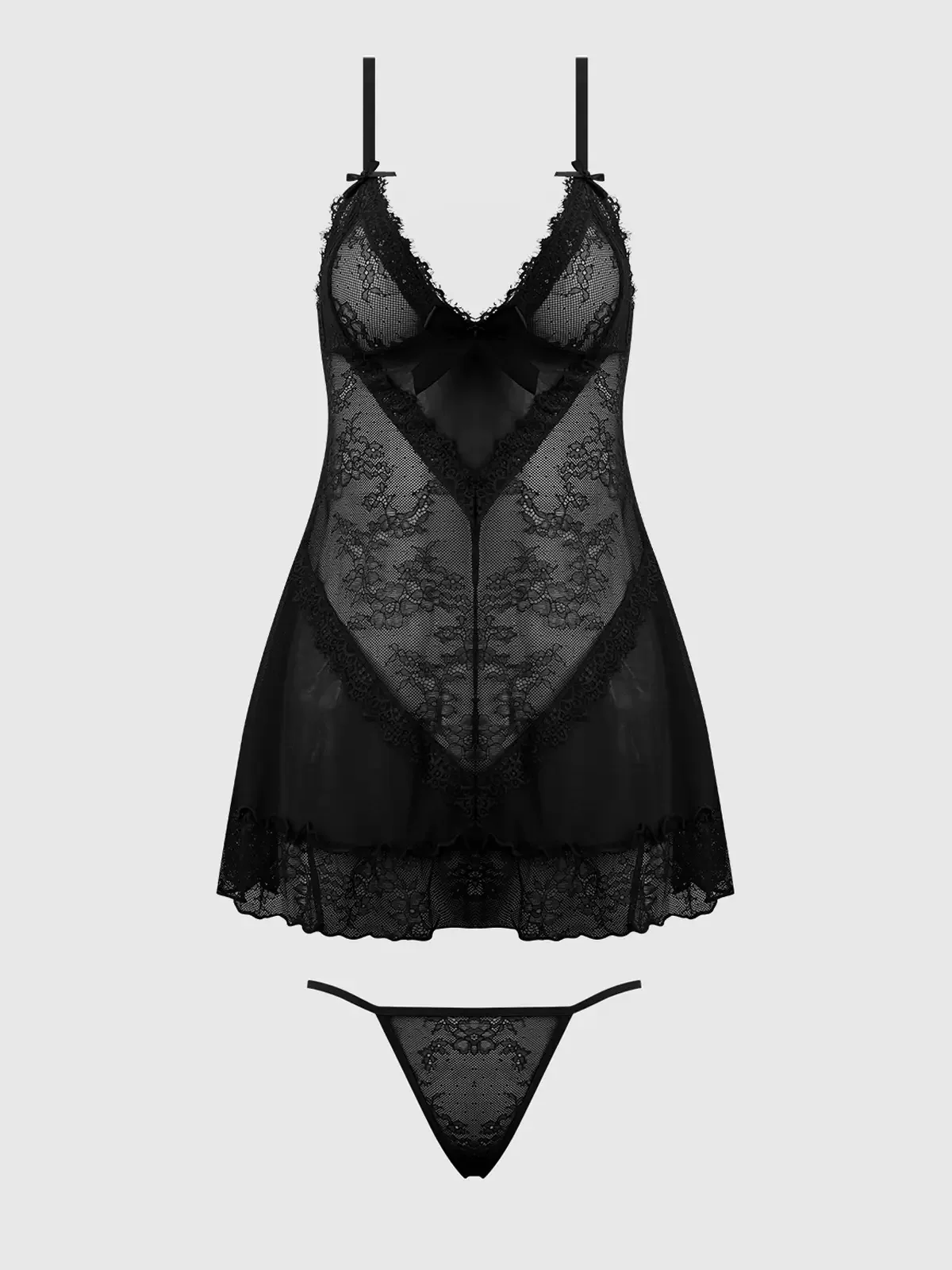 Kiki Lace Babydoll & G-String Set - Image 5