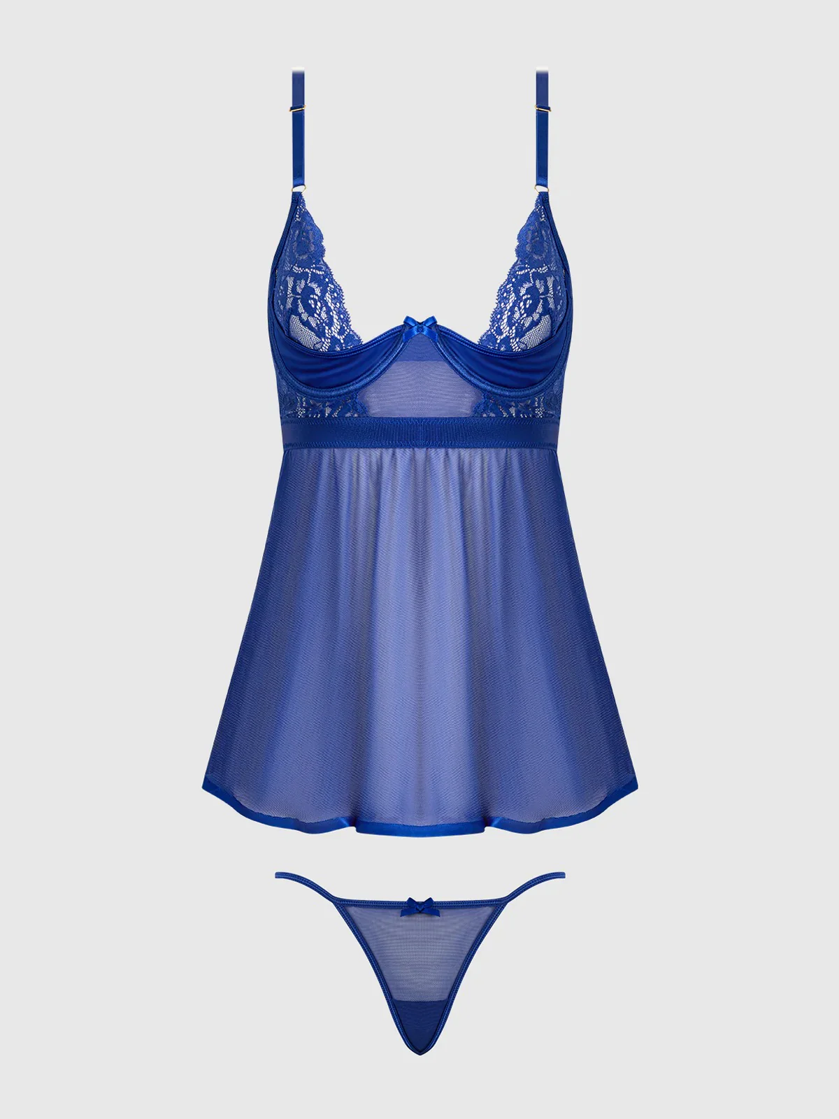 Natasha Lace & Micro Babydoll & G-String Set - Image 16