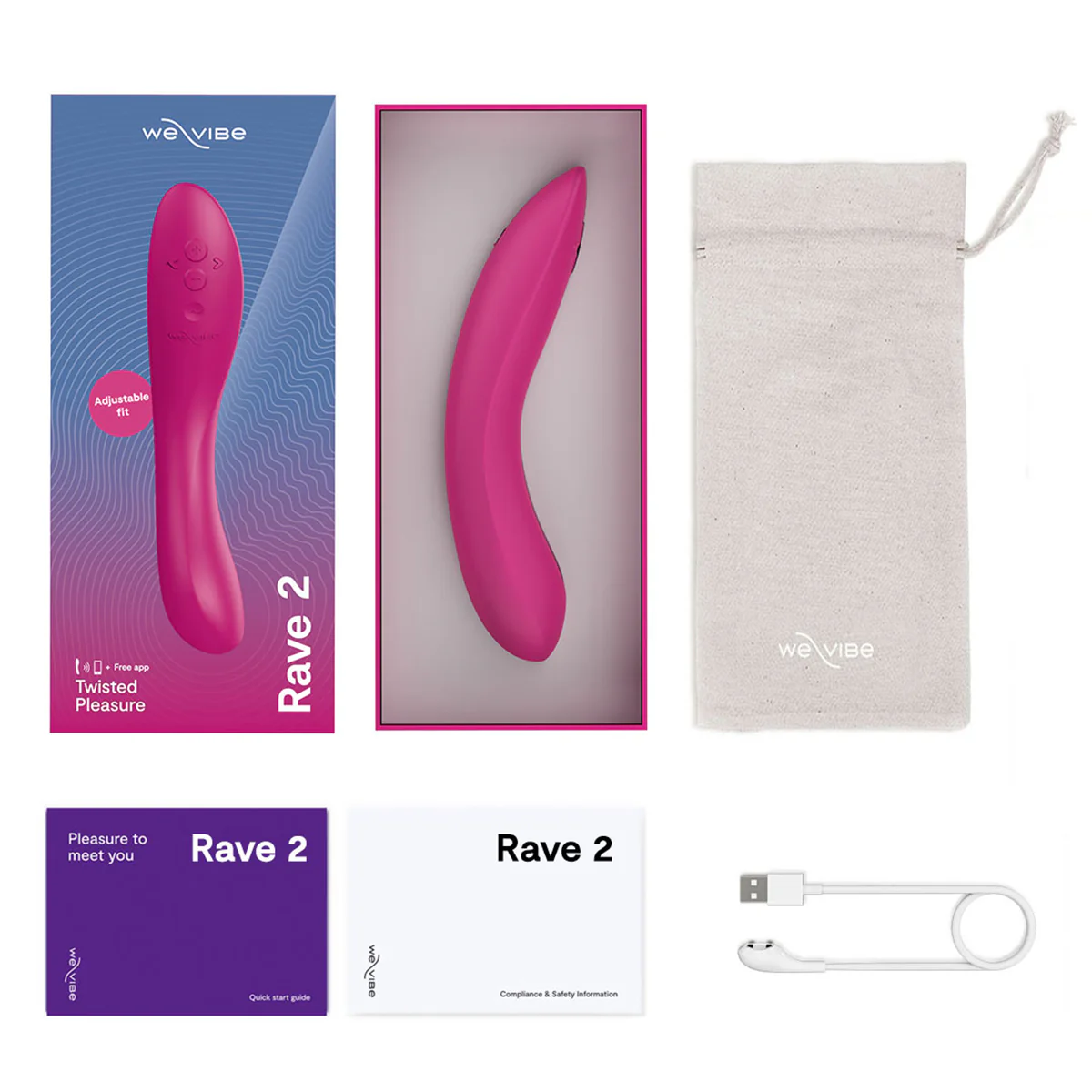 We-Vibe Rave 2 - Fuchsia - Image 15